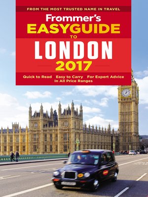 cover image of Frommer's EasyGuide to London 2017